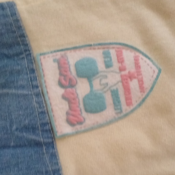 80s vintage Uncle Sam lifting bodybuilding gym streetwear vest L - Picture 13 of 14